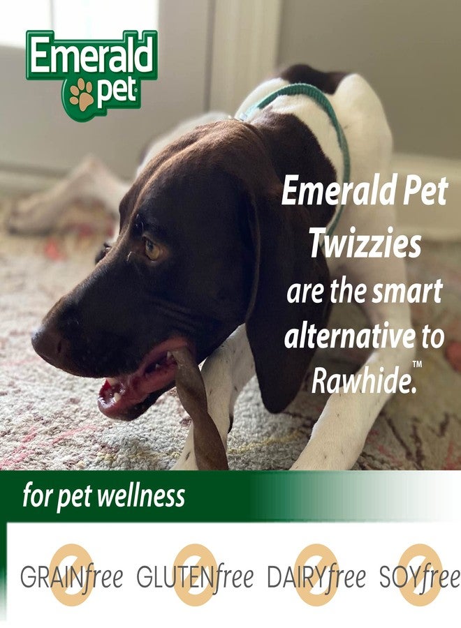 Emerald Pet Twizzies Rawhide Free 100% Digestible Natural Dog Lasting Chew Treats, Made in USA Size 6, Turducky Turkey Duck Multipack - Image 4